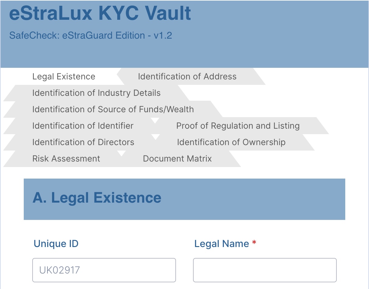 Real KYC Workflow Screenshot